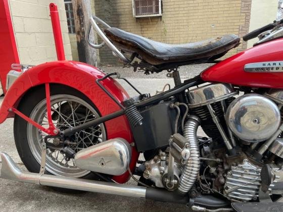 1948 Harley-Davidson FL Panhead Springer Red