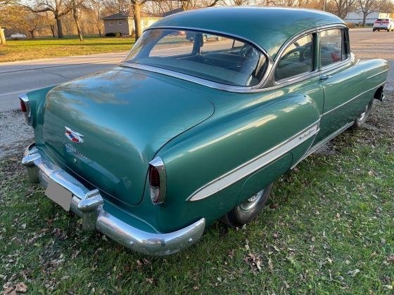 1954 Chevrolet Bel Air Coupe Green RWD Automatic 235ci