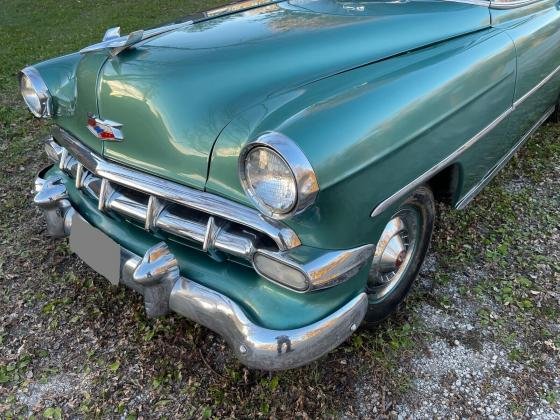 1954 Chevrolet Bel Air Coupe Green RWD Automatic 235ci