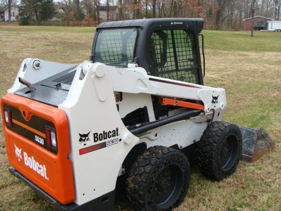 2012 Bobcat S630 Skid Loader W/Full Cab Heat & Air