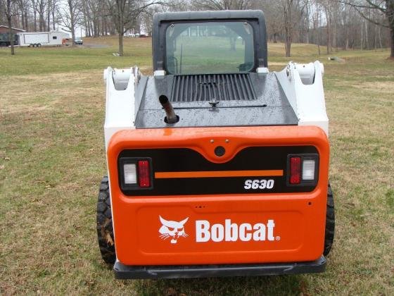 2012 Bobcat S630 Skid Loader W/Full Cab Heat & Air