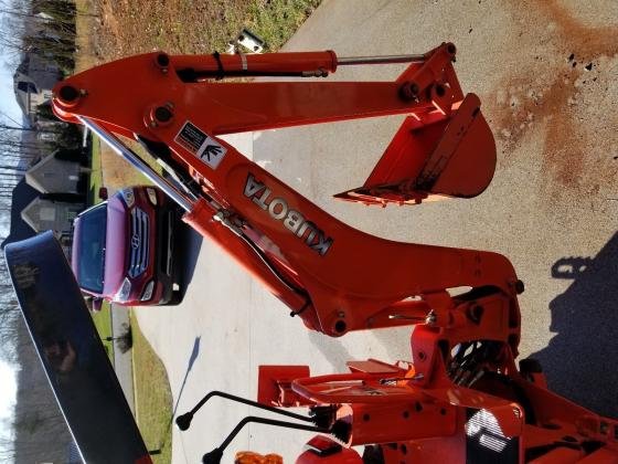 2006 Kubota BX24 Tractor Front Loader, Backhoe, 48