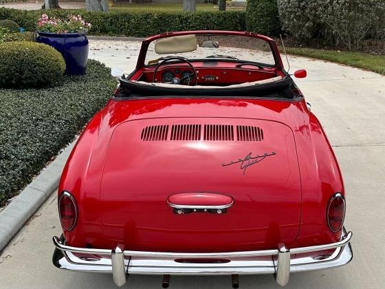 1961 Volkswagen Karmann Ghia Cabriolet Red RWD Manual