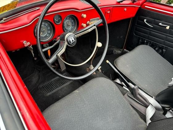 1961 Volkswagen Karmann Ghia Cabriolet Red RWD Manual