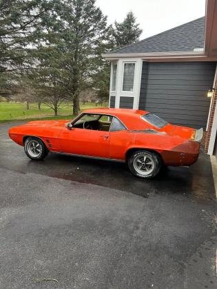 1969 Pontiac Firebird Orange RWD Automatic 350 V8