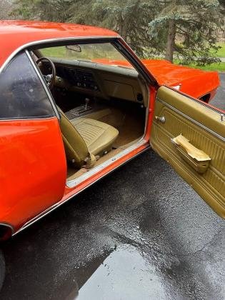 1969 Pontiac Firebird Orange RWD Automatic 350 V8