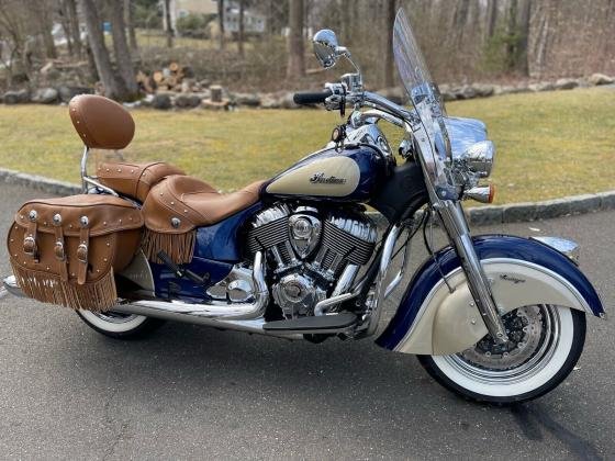 2021 Indian Chief Touring Blue Low Miles