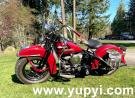 1950 Harley Davidson WL 45ci Flathead Red